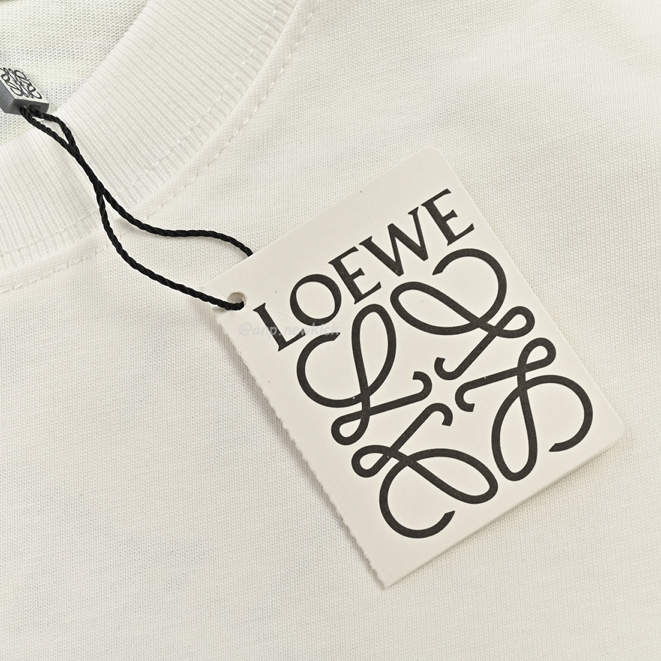 Loewe Angel Eye Printed White T Shirt (5) - newkick.app